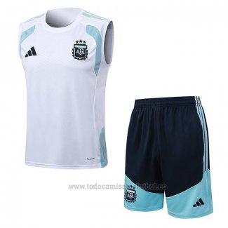 Chandal del Argentina Sin Mangas 2025-2026 Blanco