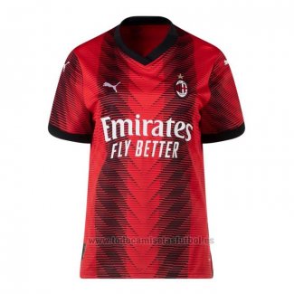 Camiseta AC Milan 1ª Mujer 2023-2024