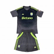 Camiseta Aston Villa Portero Nino 2025-2026 Negro