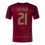 Camiseta Belgica Jugador Castagne 1ª 2024