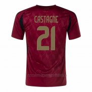Camiseta Belgica Jugador Castagne 1ª 2024