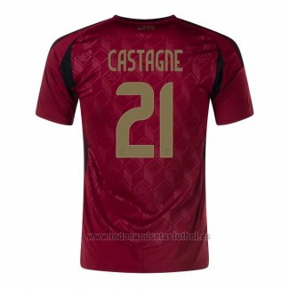 Camiseta Belgica Jugador Castagne 1ª 2024