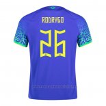 Camiseta Brasil Jugador Rodrygo 2ª 2022