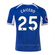 Camiseta Chelsea Jugador Caicedo 1ª 2023-2024