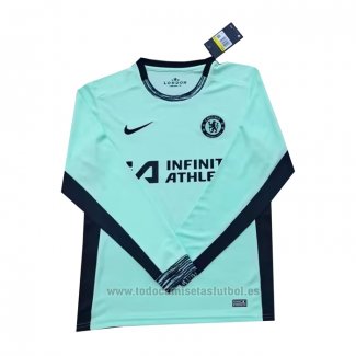 Camiseta Chelsea 3ª Manga Larga 2023-2024