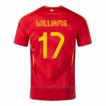 Camiseta Espana Jugador Williams 1ª 2024