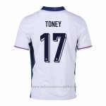 Camiseta Inglaterra Jugador Toney 1ª 2024