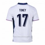 Camiseta Inglaterra Jugador Toney 1ª 2024
