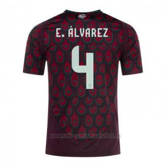 Camiseta Mexico Jugador E.Alvarez 1ª 2024