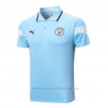 Camiseta Polo del Manchester City 2022-2023 Azul