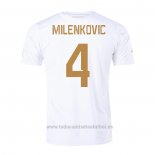 Camiseta Serbia Jugador Milenkovic 2ª 2022