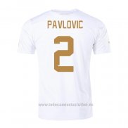 Camiseta Serbia Jugador Pavlovic 2ª 2022