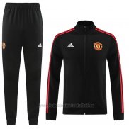 Chandal de Chaqueta del Manchester United 2023-2024 Negro