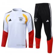 Chandal de Sudadera del Alemania Nino 2025-2026 Blanco Rojo