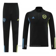 Chandal de Sudadera del Arsenal 2023-2024 Negro