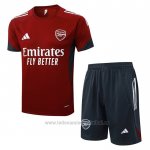 Chandal del Arsenal Manga Corta 2025-2026 Rojo - Pantalon Corto