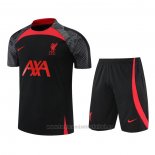 Chandal del Liverpool Manga Corta 2022-2023 Negro - Pantalon Corto