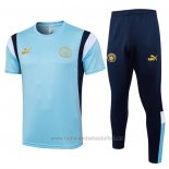 Chandal del Manchester City Manga Corta 2023-2024 Azul