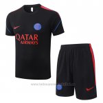 Chandal del Paris Saint-Germain Manga Corta 2026-2027 Negro - Pantalon Corto
