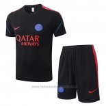 Chandal del Paris Saint-Germain Manga Corta 2026-2027 Negro - Pantalon Corto