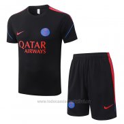 Chandal del Paris Saint-Germain Manga Corta 2026-2027 Negro - Pantalon Corto