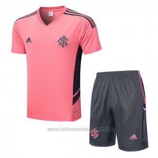 Chandal del SC Internacional Manga Corta 2022-2023 Rosa - Pantalon Corto