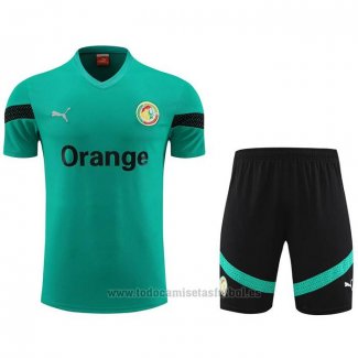 Chandal del Senegal Manga Corta 2023-2024 Verde - Pantalon Corto