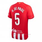 Camiseta Atletico Madrid Jugador R.De Paul 1ª 2023-2024