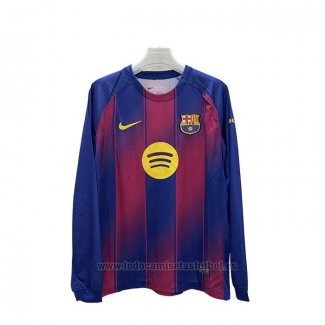 Camiseta Barcelona 1ª Manga Larga 2025-2026