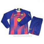 Camiseta Barcelona 1ª Manga Larga Nino 2025-2026
