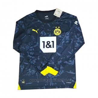 Camiseta Borussia Dortmund 2ª Manga Larga 2023-2024