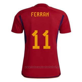 Camiseta Espana Jugador Ferran 1ª 2022