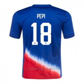 Camiseta Estados Unidos Jugador Pepi 2ª 2024