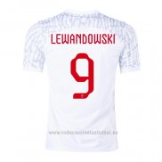 Camiseta Polonia Jugador Lewandowski 1ª 2022