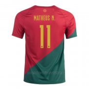 Camiseta Portugal Jugador Matheus N. 1ª 2022