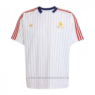 Camiseta Pre Partido del Roma 2025-2026 Blanco