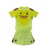 Camiseta Real Madrid Portero Nino 2025-2026 Amarillo