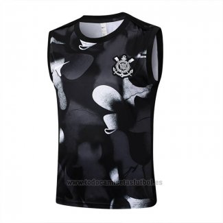 Camiseta de Entrenamiento Corinthians Sin Mangas 2025-2026 Negro