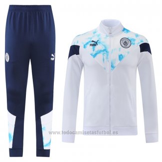 Chandal de Chaqueta del Manchester City 2022-2023 Blanco