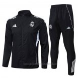 Chandal de Rompevientos del Real Madrid 2025-2026 Negro
