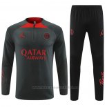 Chandal de Sudadera del Paris Saint-Germain Jordan 2022-2023 Gris