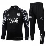 Chandal de Sudadera del Paris Saint-Germain Nino 2025-2026 Negro