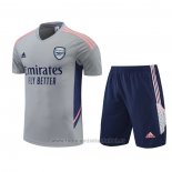 Chandal del Arsenal Manga Corta 2022-2023 Gris - Pantalon Corto