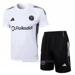 Chandal del Inter Miami Manga Corta 2025-2026 Blanco - Pantalon Corto