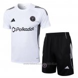 Chandal del Inter Miami Manga Corta 2025-2026 Blanco - Pantalon Corto