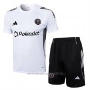 Chandal del Inter Miami Manga Corta 2025-2026 Blanco - Pantalon Corto