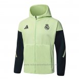 Chaqueta con Capucha del Real Madrid 2025-2026 Verde
