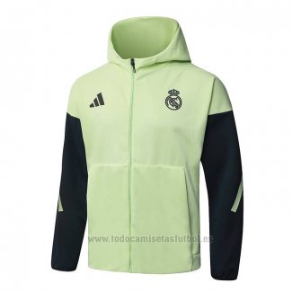 Chaqueta con Capucha del Real Madrid 2025-2026 Verde