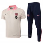 Conjunto Polo del Barcelona 2025-2026 Amarillo