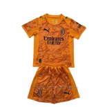 Camiseta AC Milan Portero Nino 2025-2026 Naranja